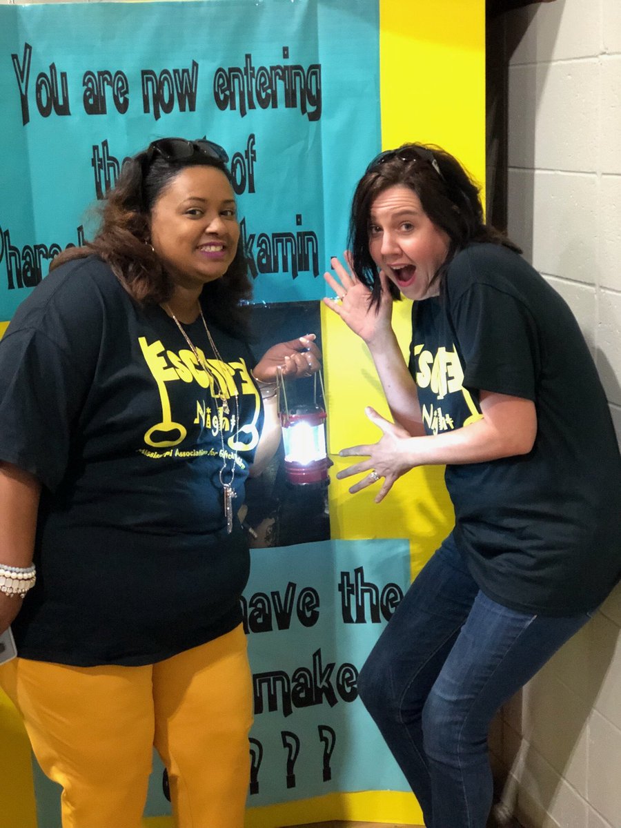 LauraMcAlpin's tweet photo. All set up for Escape Night at Beechwood Ele in Vicksburg! About to enter Pharaoh’s tomb! #MAGC2018 https://t.co/16ggVy7rls