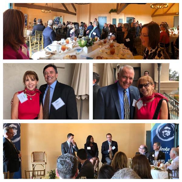 XBorderAmb's tweet photo. Celebrating success of @AlaskaAir in @SanDiegoCounty with #JeffEtherington & #DougClark continuing ✈️👨✈️👩✈️connectivity to 🇲🇽 from 🇺🇸@loscabos & @PuertoVallarta @VisitMex @mvarelaus https://t.co/nx75UKnJFj