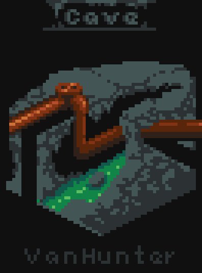 VanHunterBlog's tweet image. Day3 Technical drain
#Octobit for @brunopixels #Cave
