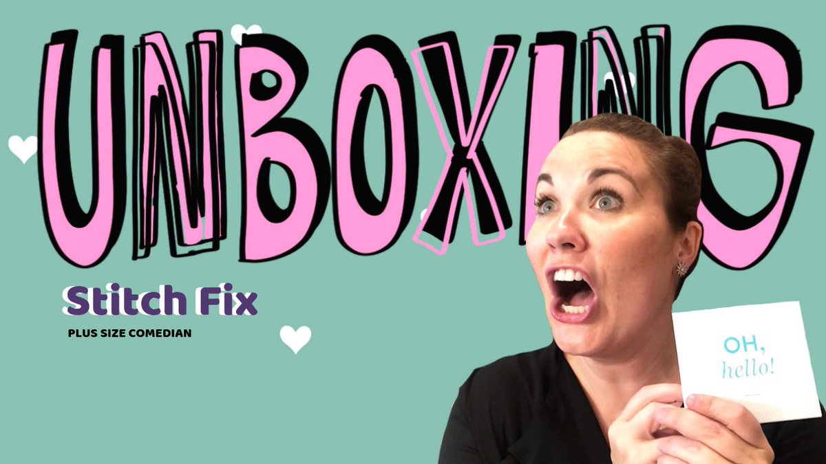 KelsieHuff's tweet photo. .@stitchfix unboxings are back on #HuffLife! Check out these sweet #plussize #fashion finds and hot “undies” tips from Anna 😂 🎥 https://t.co/Es4d6QLGJG #stitchfix #comedy #unboxing #myfix https://t.co/kh6Q026Lup