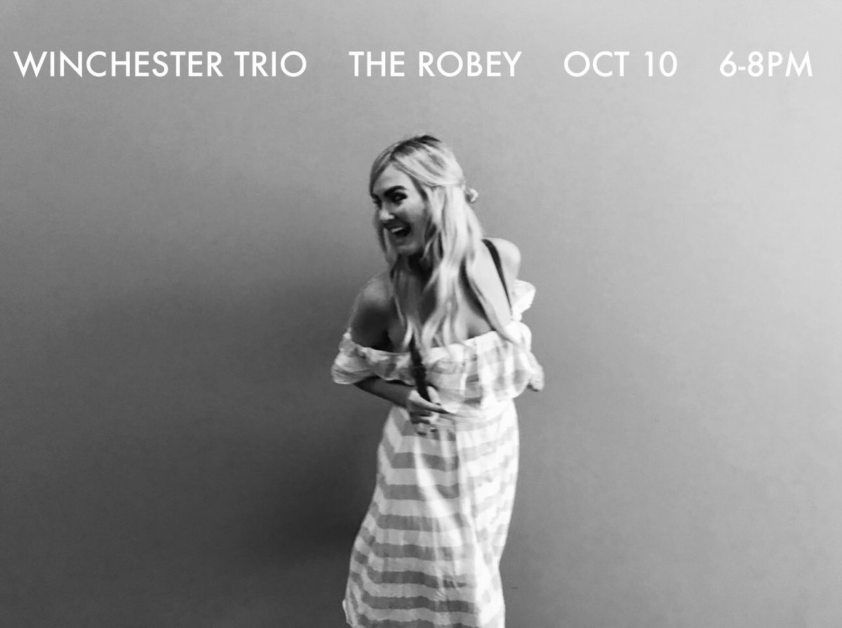 Your presence is requested Oct 10th <a href="/TheRobeyGH/">TheRobeyChicago</a> 6-8pm SEE YOU THERE! #livemusic #wickerpark #chicago #trio