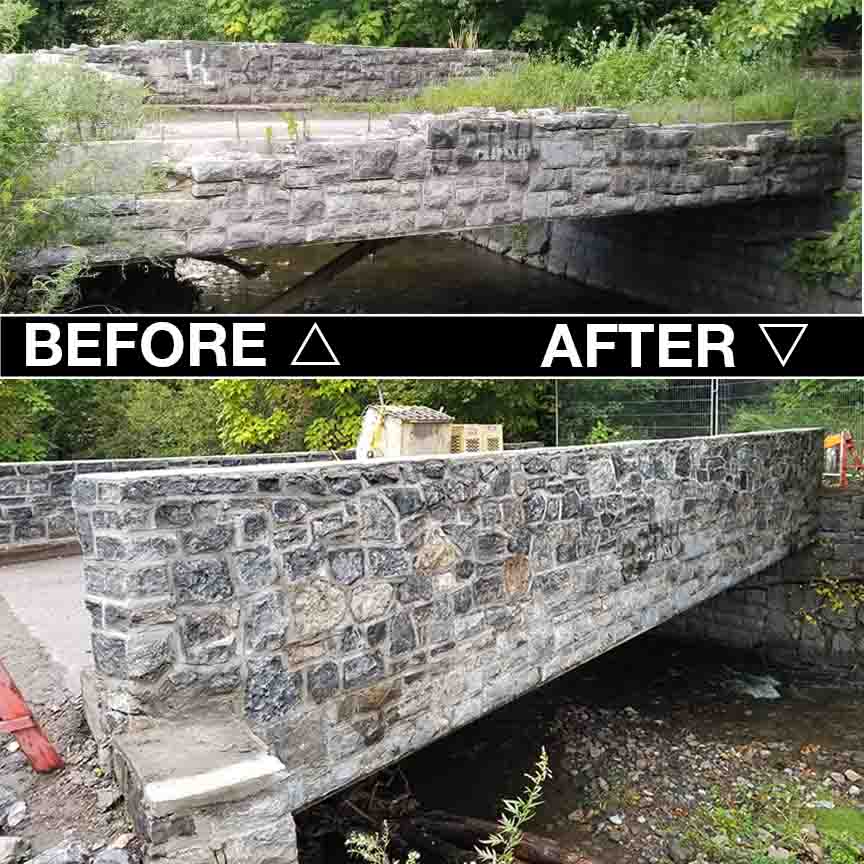 Special thanks to @ABrindisiNY for securing funding for the renovation of the two bridges in F.T. Proctor Park, making them safe and accessible for all. Utica's Olmsted parks are on the National Register of Historic Places. #cnyconservancy #uticany #olmstedparks