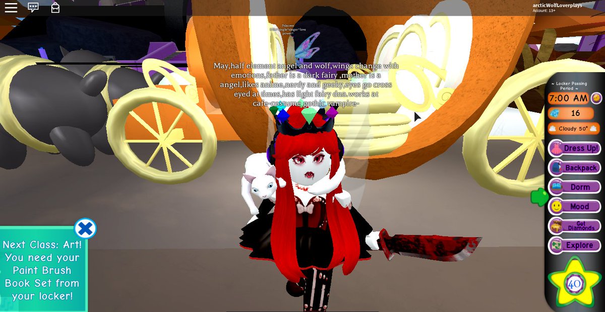 My Halloween Outfit On Roblox Royale High Https T Co