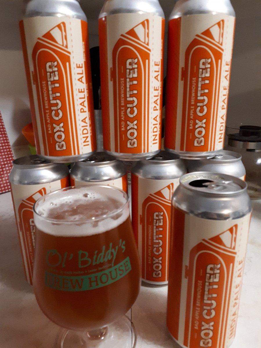 <a href="/BadAppleBrewing/">BadAppleBrewhouse</a> Box Cutter IPA!!! Missed this beer! Had to stock up!  Glad to see this at the Sackville <a href="/theNSLC/">NSLC</a> 

Thanks for the tip <a href="/Firemike59/">Michael Orr</a> 

Cheers Jeff!