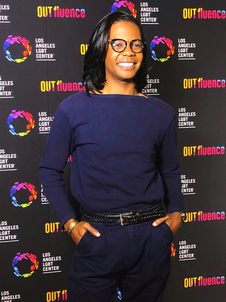 mrclarkmoore's tweet photo. Still glowing from last night’s talk on representation in media at the @LALGBTCenter ! Thank you for inviting me to speak about my experience and for all of the great work you do! #love #lgbt #outfluence https://t.co/QemJGCjYck