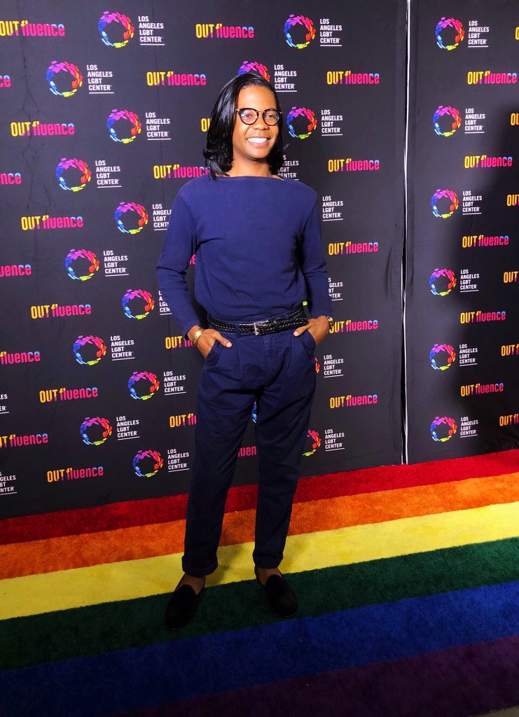 mrclarkmoore's tweet photo. Still glowing from last night’s talk on representation in media at the @LALGBTCenter ! Thank you for inviting me to speak about my experience and for all of the great work you do! #love #lgbt #outfluence https://t.co/QemJGCjYck
