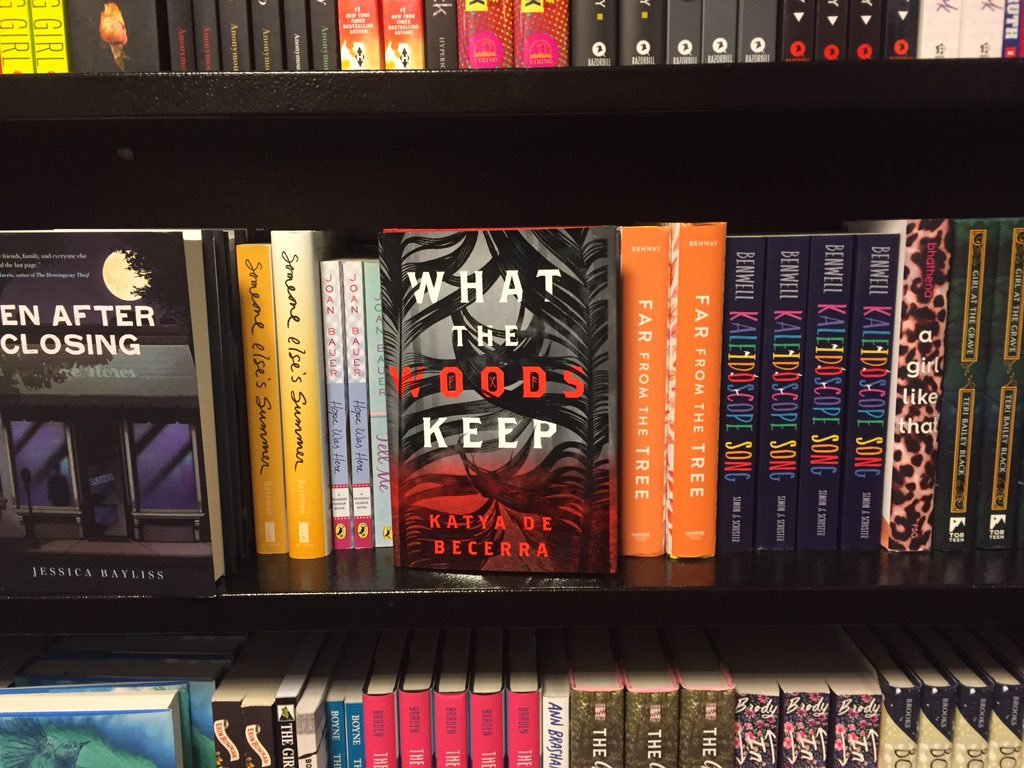 JBaylissWrites's tweet photo. There is literally nothing more exciting than this. Spotted, #TenAfterClosing and #WhatTheWoodsKeep at the 5th Avenue B&N. Thank you @AstridScholte for the pic & @KatyaDeBecerra for sharing! (#yathrillers @skyhorsepub @triadaus @alioop7) https://t.co/uqVSWev93w