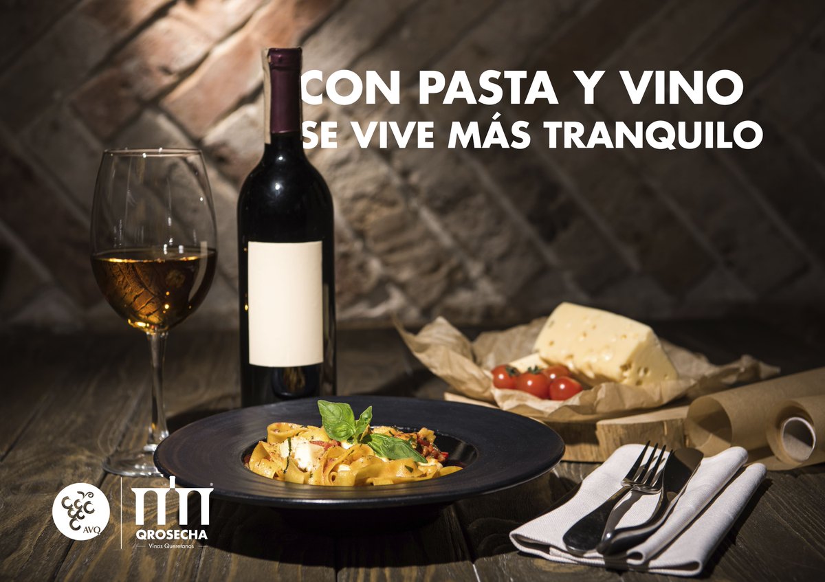 AVQroMx's tweet photo. Todos amamos la pasta, y hoy es un buen día para disfrutarla y la mejor forma de hacerlo es acompañarla con un delicioso vino queretano. 
#DíaMundialDeLaPasta #QrosechaVinosQueretanos https://t.co/ePZ2QkQVc8