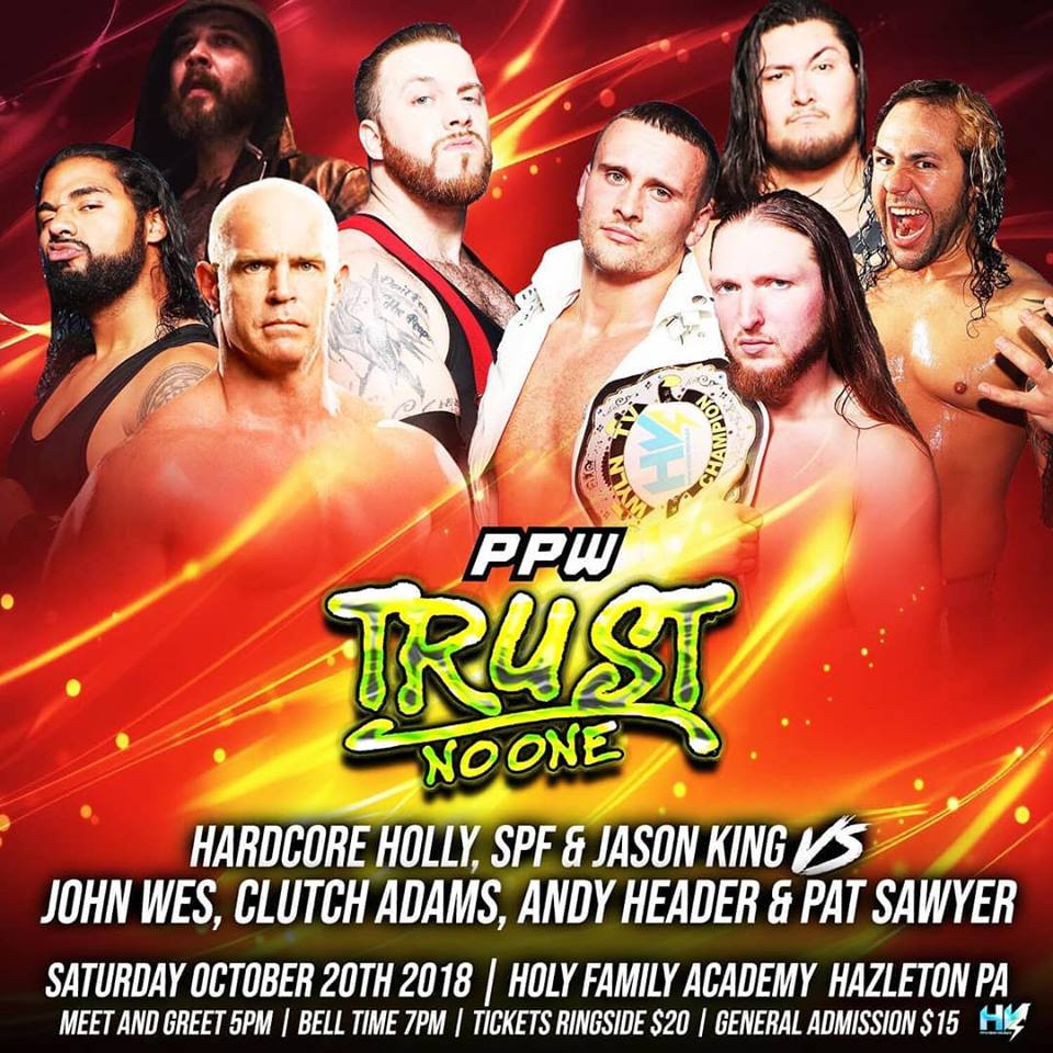 theRaceReels's tweet photo. Time to go to war! @SPF_Wiseguys @TheBobHolly #JasonKing battle #Undeniable! @Kayfabe_Lincoln @johnwes @Clutch__Adams Get your tickets now @ https://t.co/lfiMFbrhlT! #PPW #CantTouchClutch #DevilsReject #SPF #ProblemSolver #HowdoyalikemeNow #HardcoreHolly https://t.co/1q2N8lgXTd