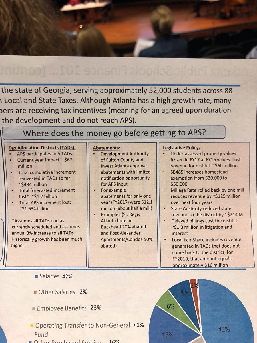 At least 2+ mil of the collected tax that <a href="/apsupdate/">ATL Public Schools</a> is supposed to collect does not actually get to APS because of special Tax Allocation Districts and abatements.