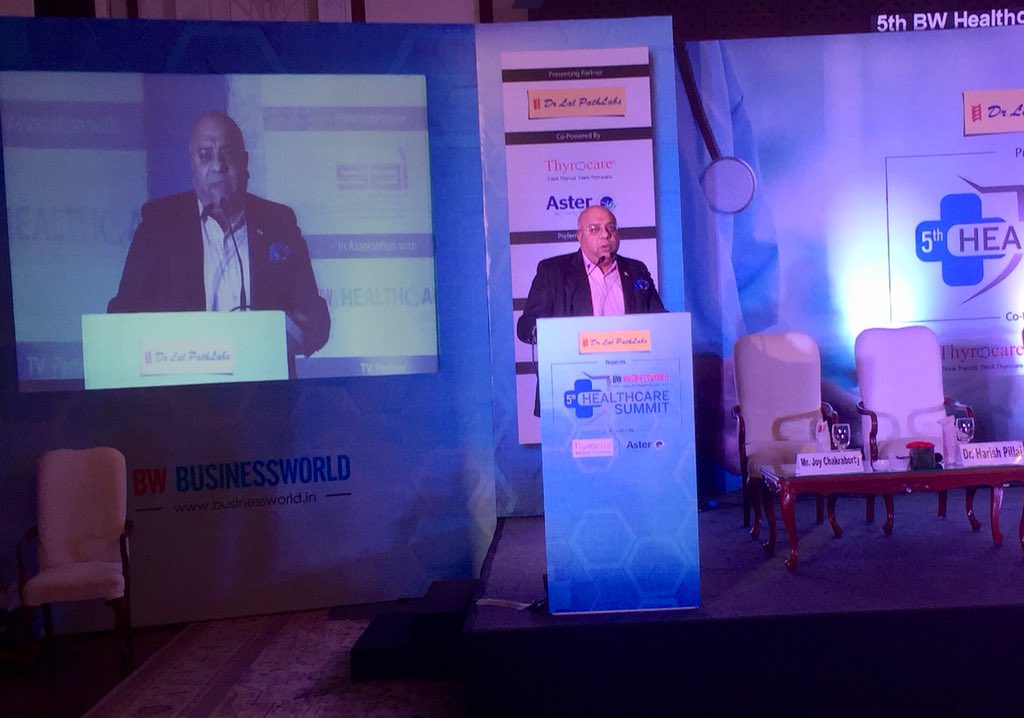 BWBusinessworld's tweet image. Welcome Address by @anuragbatrayo, Chairman &amp;amp; Editor in Chief, @BWBusinessworld and @e4mtweets at @lalpathlabs Presents @BWBusinessworld 5th Healthcare Summit Co-Powered by @Thyrocare and @ASTERHealthcare at @imperialdelhi

#HCSummit