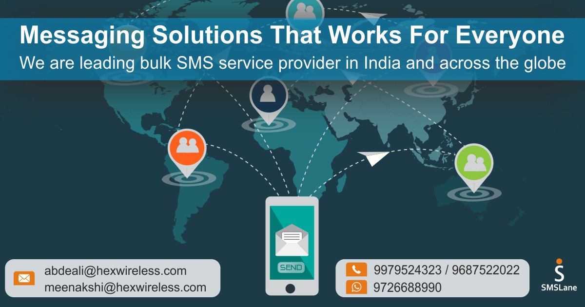 smslane's tweet photo. #BulkSMS #GeneratingLeads #Marketing #Promoting #IncreasingROI #OTP #SMSMarketing #TransactionalSMS #OptinSMS #SmartSMS #GeneratingLeads #TrackingSystems
 For more information please visit: https://t.co/50ybaMnMPD https://t.co/JT9aGd16rH