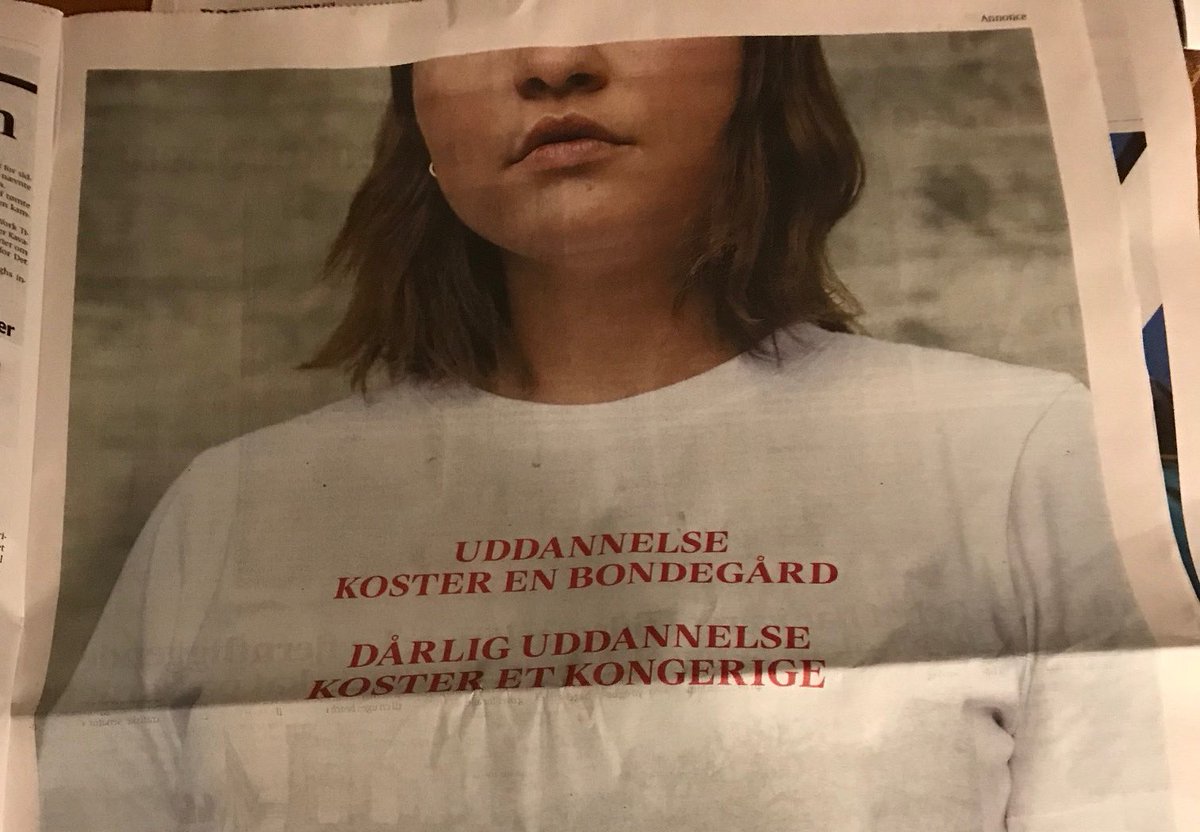 DMCamilla's tweet photo. Danmarks fremtidige råstof uddannes nu. Invester i uddannelse, selv om det koster en bondegård. Det koster et kongerige at spare på uddannelse. #STOP2pctNU #ftlive #åbningsdebat #uddpol https://t.co/5XkRDUYuHm