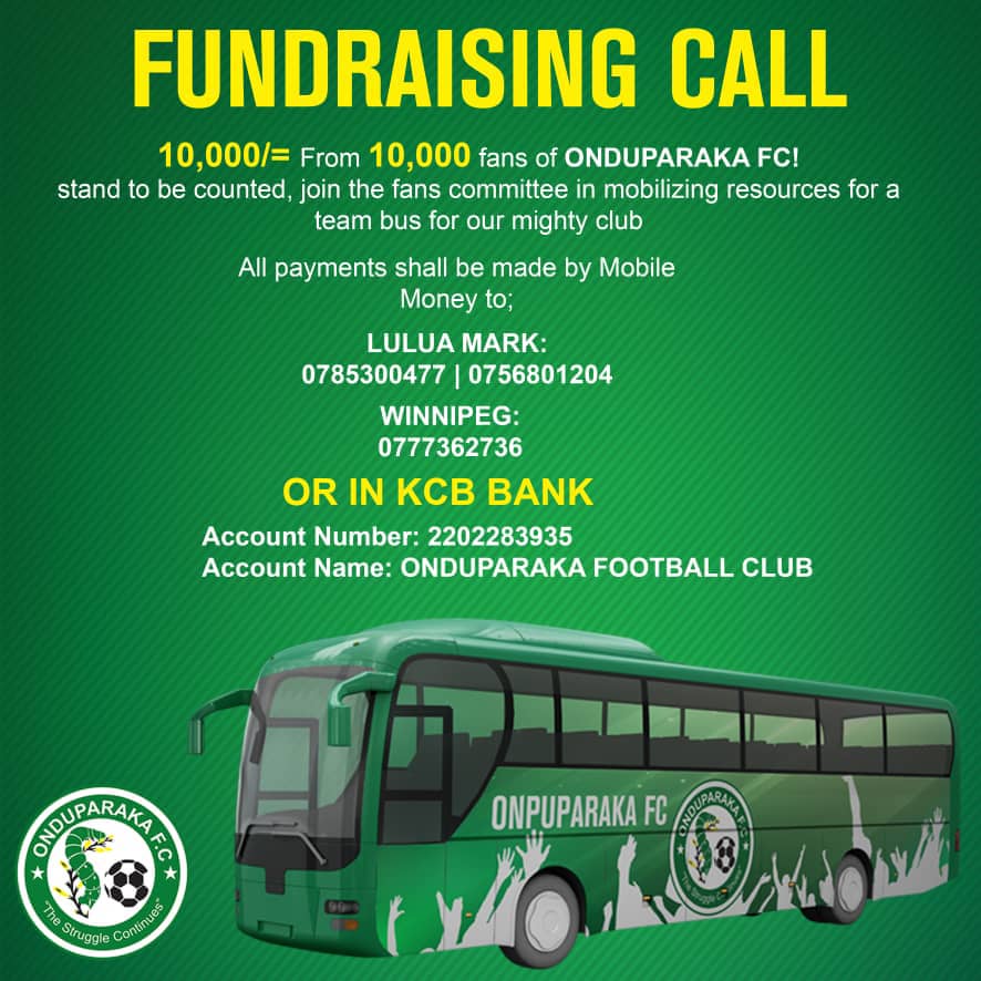 Moses Hassim Magogo (@mosesmagogo) on Twitter photo The way to go. Let us support by retweeting. Let us also financially contribute to this good cause.
<a href="/OfficialFUFA/">FUFA</a> @ondufc <a href="/newvisionwire/">The New Vision</a> <a href="/DailyMonitor/">Daily Monitor</a> <a href="/CAF_Online/">CAF_Online</a> <a href="/OfficialFUFA/">FUFA</a> <a href="/UPL/">StarTimes Uganda Premier League</a> <a href="/JanetMuseveni/">Janet K Museveni</a> <a href="/KagutaMuseveni/">Yoweri K Museveni</a> The way to go. Let us support by retweeting. Let us also financially contribute to this good cause.
<a href="/OfficialFUFA/">FUFA</a> @ondufc <a href="/newvisionwire/">The New Vision</a> <a href="/DailyMonitor/">Daily Monitor</a> <a href="/CAF_Online/">CAF_Online</a> <a href="/OfficialFUFA/">FUFA</a> <a href="/UPL/">StarTimes Uganda Premier League</a> <a href="/JanetMuseveni/">Janet K Museveni</a> <a href="/KagutaMuseveni/">Yoweri K Museveni</a>
