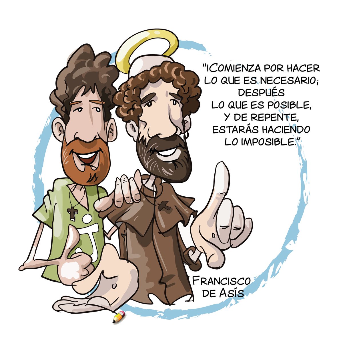 #sanfranciscodeasis Hoy dedicado a mi hermano Kiko...felicidades