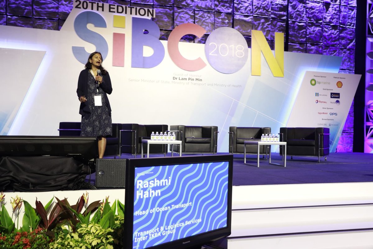 In case you missed it: Day 2 of #SIBCON2018 kickstarted with Rashmi Hahn from IKEA Group. She shared about sustainability in fuel production, raw materials and many more initiatives towards a building sustainable future as a corporation.