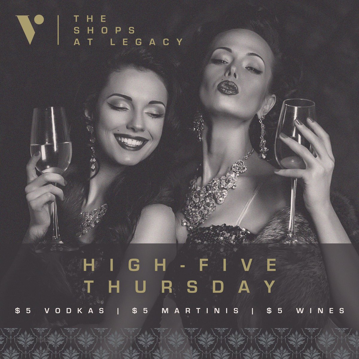 LegacyVnyl's tweet photo. $5 Vodka? High-Five Thursday’s! https://t.co/Mc8k9RREYg