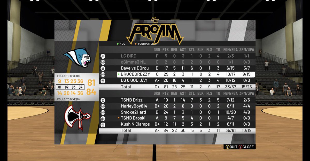 BrUce_Tha_Juice's tweet image. 6’11” PF Sharp ShotCreator... looking for a Team @2KCrewFinder @MPBA2K #2kFreeagency