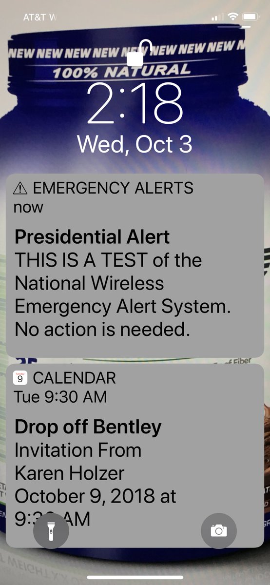 TomDowdPIN's tweet image. I received my #TrumpText today. #PresidentialAlertSystem