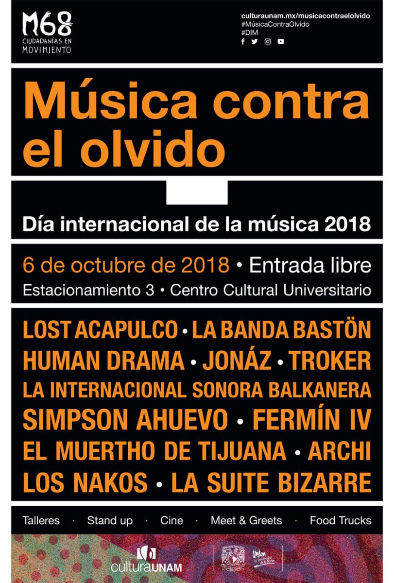 DeliChilangas's tweet photo. No faltes este próximo sábado 6 de Octubre y disfruta de la música y tú comida favorita de las DELICIAS CHILANGAS en un mismo lugar. https://t.co/1Om6czj8tK