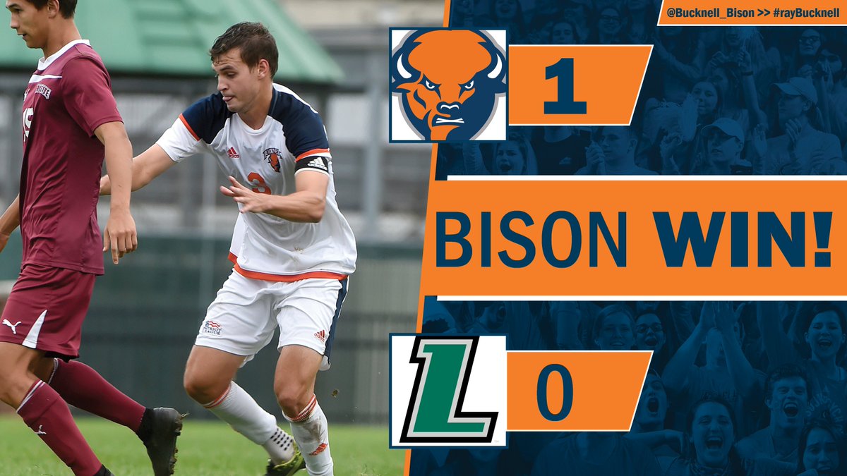 BISON WIN!!!! Bucknell takes down Loyola 1-0 on Tyler Peterson's spot kick to improve to 2-0-1 in Patriot League Play!!!