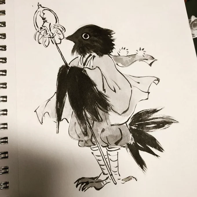 #inktober day 3 - 3 quick birds #Inktober2018 