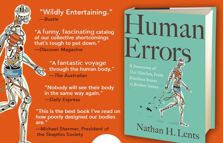 rdfrsTIES's tweet image. Many thanks and #KUDOS to @nathanlents for the time he shared with students and teachers tonight in a great @rdfrsTIES Webinar about his book #HumanErrors - Lots of us learned  a great deal about how #evolution works and can also leave us with head scratching puzzles!
