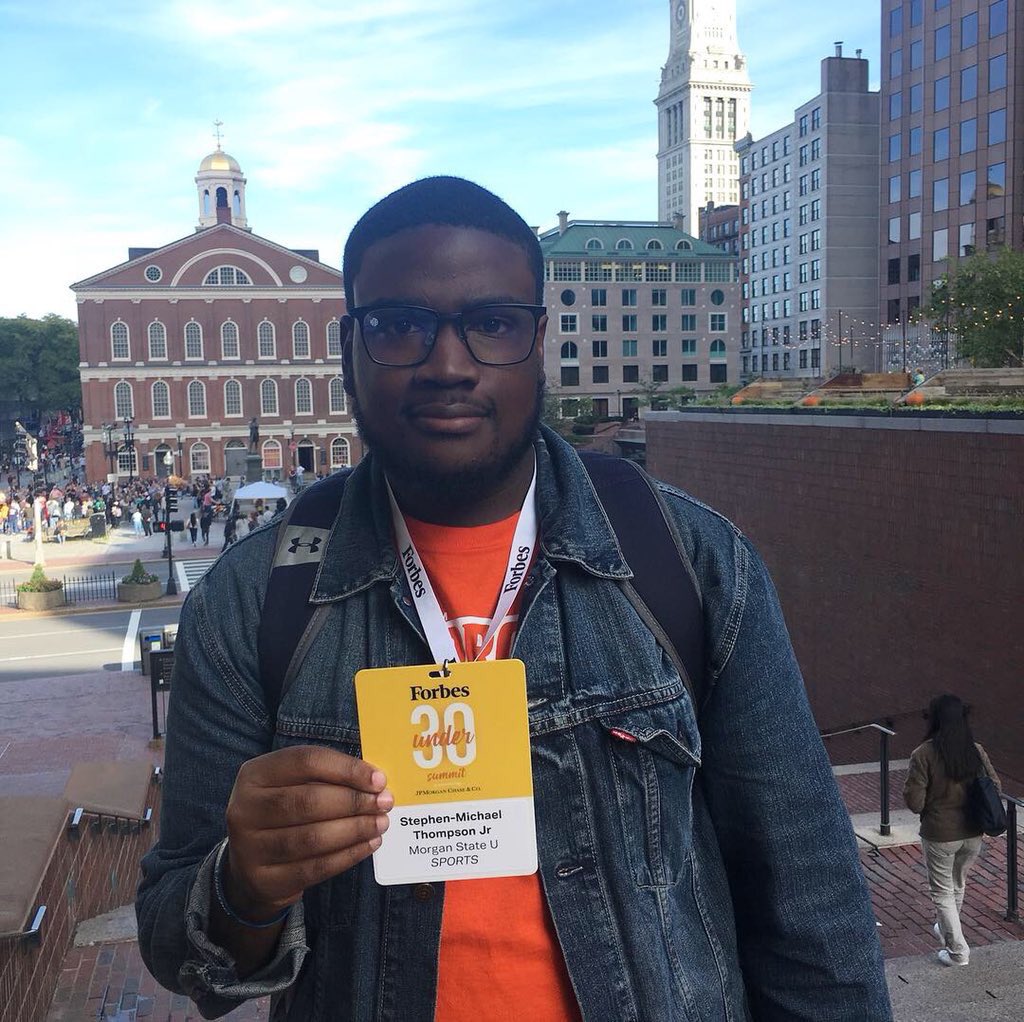 OfficialFBMA's tweet photo. Had to gift our Good Brother from our Morgan State University chapter of The FBMA with a personalized portfolio.
When you’re faithful and determined great things happen. Continue to make us proud chief 🙏🏾💼
#30Under30Summit #Forbes
#FBMA @_StephenSZN https://t.co/BhnGITnaSv