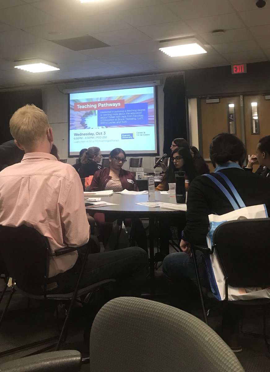 Was great to speak to so many passionate students interested in careers within the education space! Teaching is only the beginning - thanks for hosting @RyersonCareer
