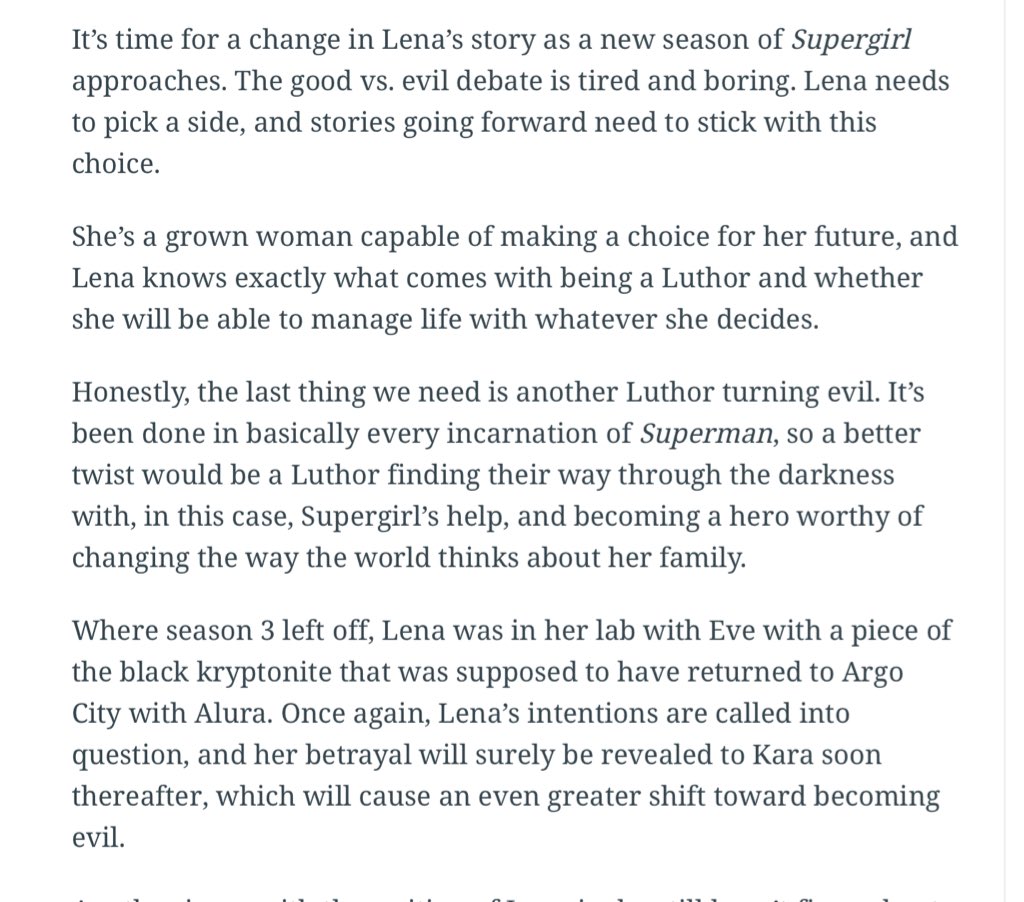 shipperofstuff's tweet photo. We love articles that point out just how dumb the Supergirl writers are &amp; how #lenaisgood &amp; not like her abusive family

 https://t.co/cRqtmNTBZl https://t.co/KbWWnD3m1o
