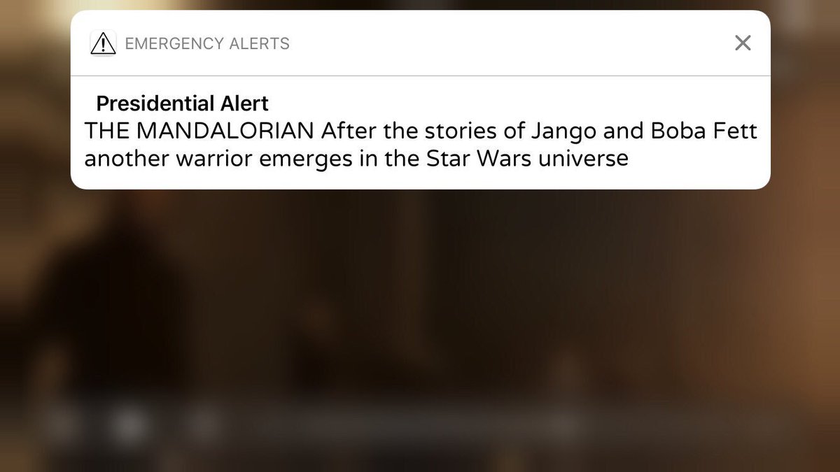 Kleo_Ren's tweet image. #TheMandalorian #PresidentialAlertSystem
