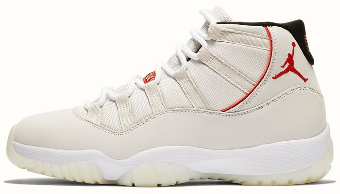 platinum 11 jordans
