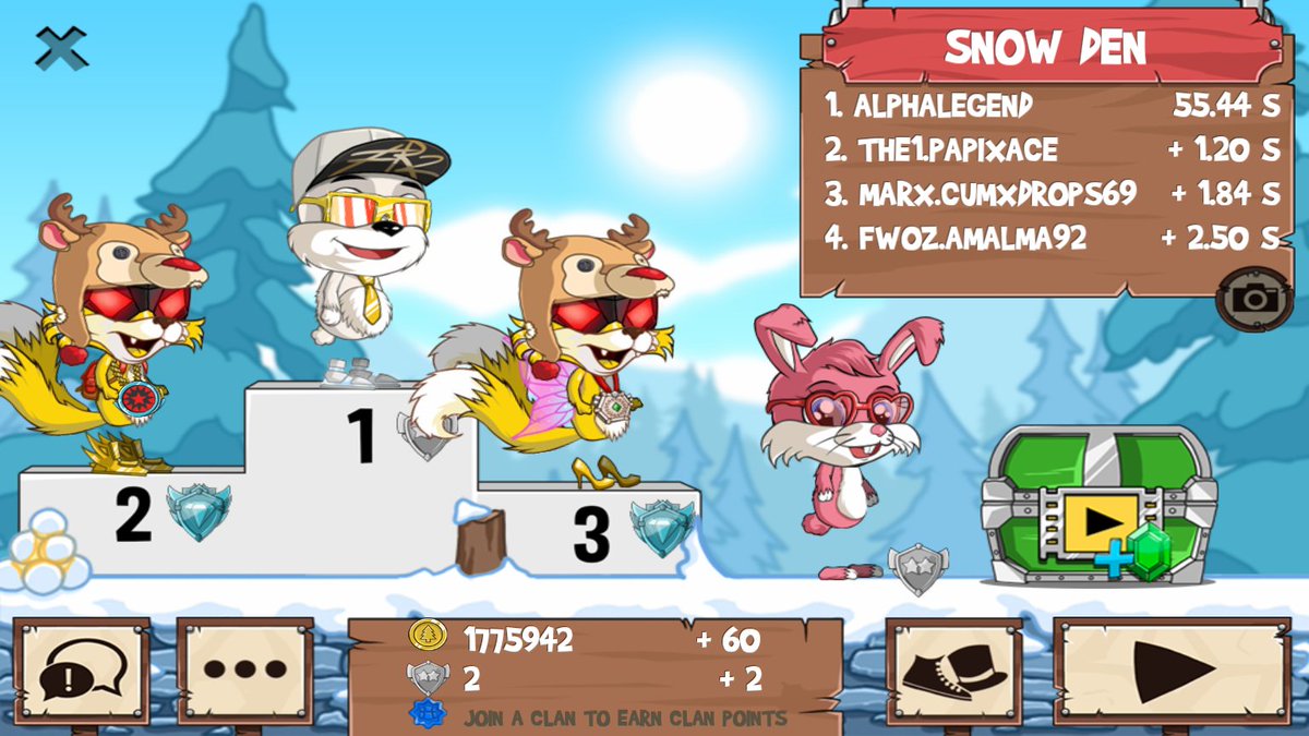 Alphalegend2's tweet photo. There are still diamonds in this game 🙄 lmao I just beat a golden fox! #funrun2 https://t.co/bKVHu6w0D5 https://t.co/wixGzghKFV