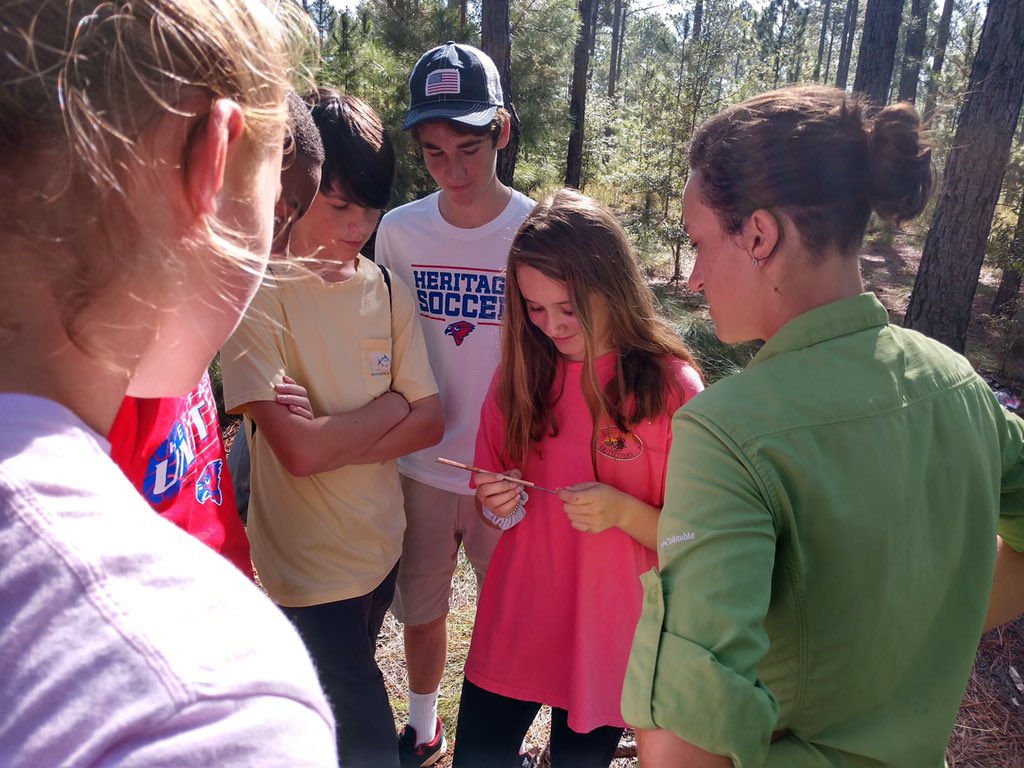 THS_UpperSchool's tweet photo. Forestry Boot camp. These small groups were very effective #THSInterim18 https://t.co/1YeWuqwnZG