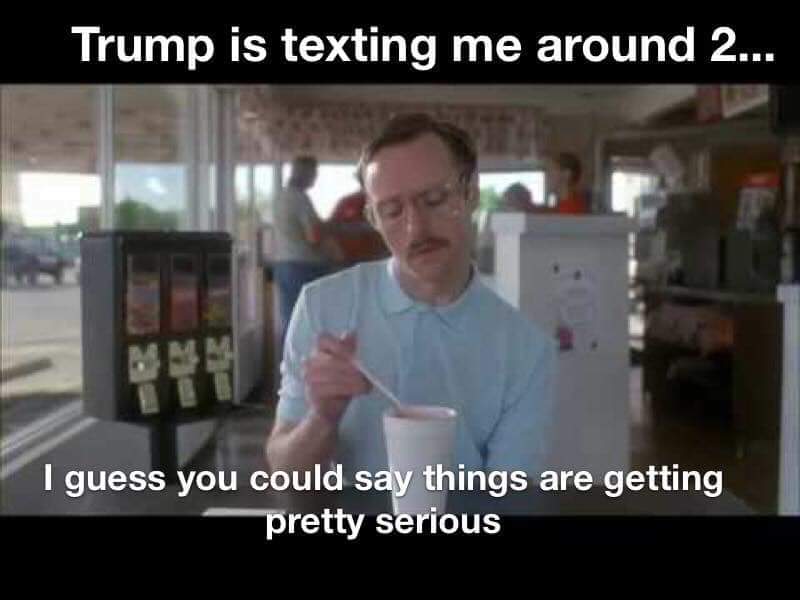 itsbrenelms's tweet image. This cracked me up!!!! #TrumpText #PRESIDENTALALERT