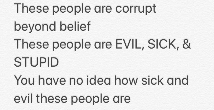 2runtherace's tweet photo. These tweets inspired me to put together a list of what Q has said about ‘These People’!! Thanks to @TheFarSideRight #QAnon #ThesePeopleAreEvil #ThesePeopleAreSick #ThesePeopleAreStupid @realDonaldTrump https://t.co/s90KnY3Wj9