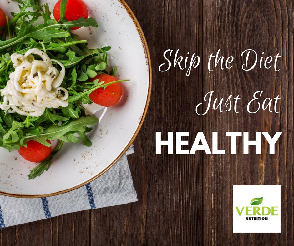 VerdeNutrition's tweet photo. There is NO DIET that will do what EATING HEALTHY does. How’s your health regimen these days? 
#VerdeNutrition #VerdeWays #Tips #HealthyEating #EatClean #Health #IntelligentEating #HealthyFoods #BeFit #Fitness #FitnessMotivation #HealthyLiving #HealthyLife #VerdeLife #HealthFirst https://t.co/TBqADA3kNS