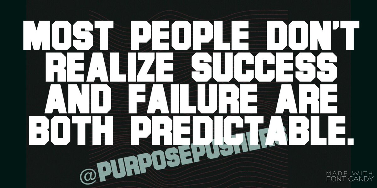 purposepushers's tweet photo. Success does not happen because of luck or chance... There is a formula. #SuccessisPredictable https://t.co/LnG6exgmwP