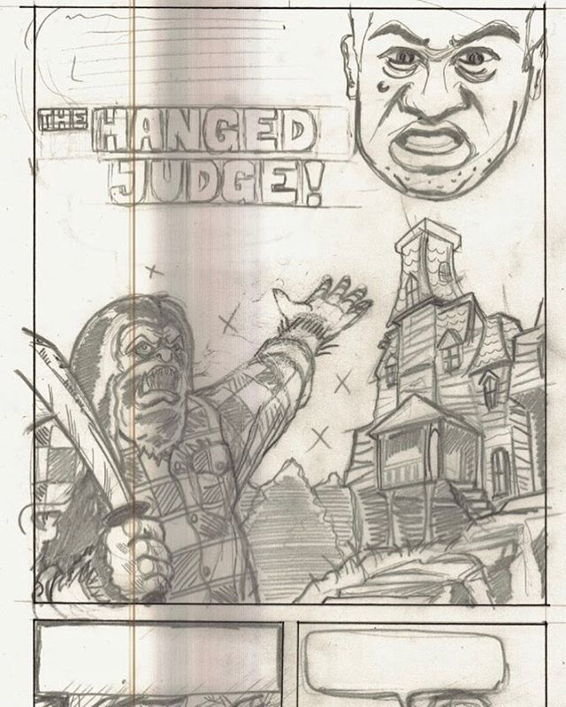 MattBlairstone's tweet photo. Life is boffing up my #inktober plans but that won’t stop be on showing you some #halloween themed upcoming #comics ! Here’s the first page of pencils for my #stopkavanaugh “tribute”. Hoping to have it ready for sale @jetcitycomicshow ! #monstober #goret… https://t.co/V7zkDgAXR7 https://t.co/NEbK1Szczp