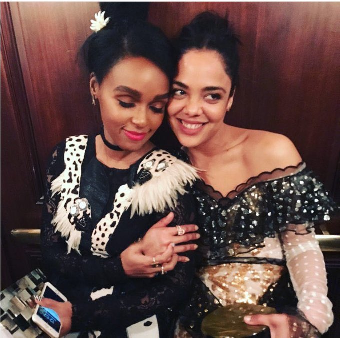 Tessa thompson is so beautiful and amazing, happy birthday to the goat 