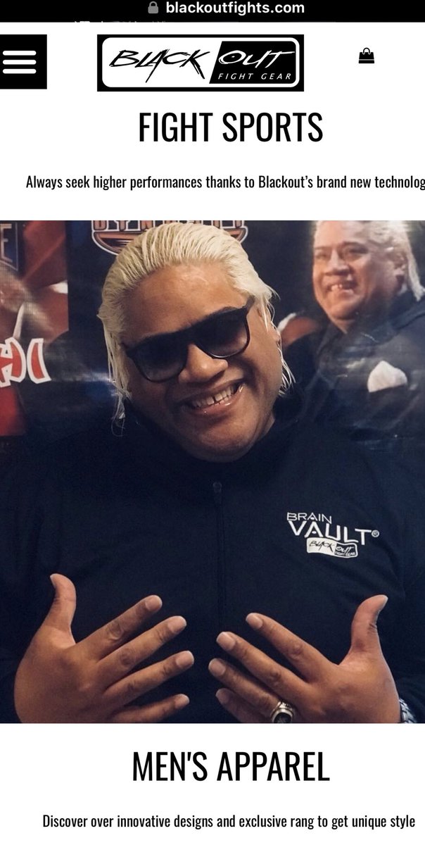 TheREALRIKISHI's tweet photo. PROโs Stay fitted Blackout Fight Gear & Apparel visit the website >> https://t.co/ZHWwhxwvdM #BlackoutTheWorld #BrainVault - JRF #WweHOFRikishi @SamoanDynasty1 https://t.co/HgTx6duEEu