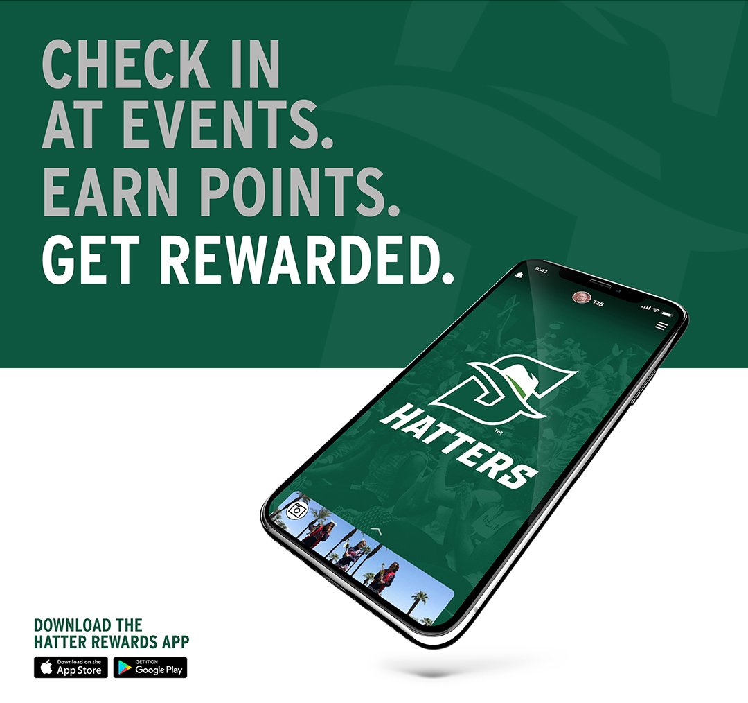 Have you downloaded the #HatterRewards app yet? Don't miss your chance to win $1,000 at the next <a href="/StetsonFootball/">Stetson Football</a> game! 
Contest rules: bit.ly/HatterSpirit
Hatter Rewards: onelink.to/hatterrewards

#Scholarship #WeAreStetson