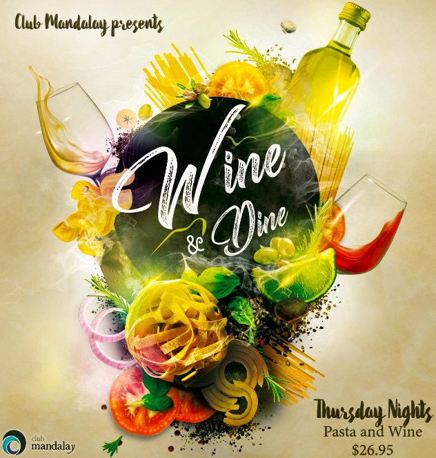 What's for dinner tonight? Why not come and try <a href="/ClubMandalay/">Club Mandalay</a>'s new Pasta &amp; Matching Wine menu 🍝 Only available Thursdays! 
#melbournefood #melbournerestaurant #clubmandalay #mandalaygolfcourse