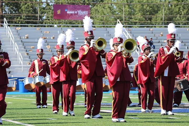 GO_MARAUDERS's tweet photo. The @CentralState87 Invincible Marching Marauders are ranked No. 5 on @TheUndefeated Top Ten HBCU Bands List - https://t.co/ojJvMWKf2d https://t.co/Yp9mKbxnWD
