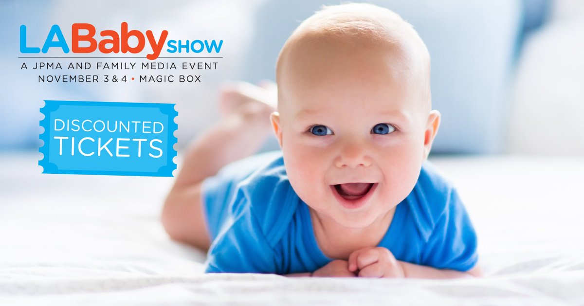 Don’t miss the <a href="/LABabyShow/">LA Baby Show</a> on November 3-4 at Magic Box. Enjoy a broad range of brands, education, buying opportunities, and activities for new and expectant parents. Register TODAY to enjoy a special 50% off at bit.ly/2QBwpwl (for a limited time only)