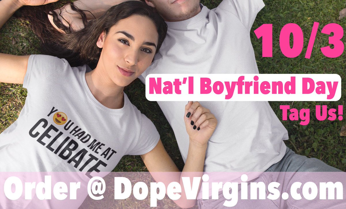 DOPEVirgins's tweet photo. #Celibacy is a turn-ON.😍😏 Rock this @ https://t.co/OYTTK3sSF5 🍒 #DopeVirgins #NoMarryNoCherry🍒 #HadMeAtCelibate #NationalBoyfriendDay ❤️ #BaeDay #HadMeAtHello #Hello #Boyfriend #BF #Bae #Girlfriend #CouplesGoals #Single #Taken #Dope #Pure #TShirt #Fashion #Model #Slay #OOTD https://t.co/m3S5XSMhK5