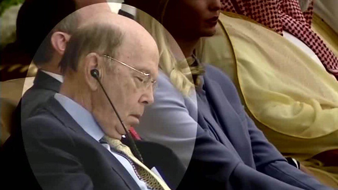 Grandpa Sawyer from the Texas Chainsaw Massacre as Wilbur Ross