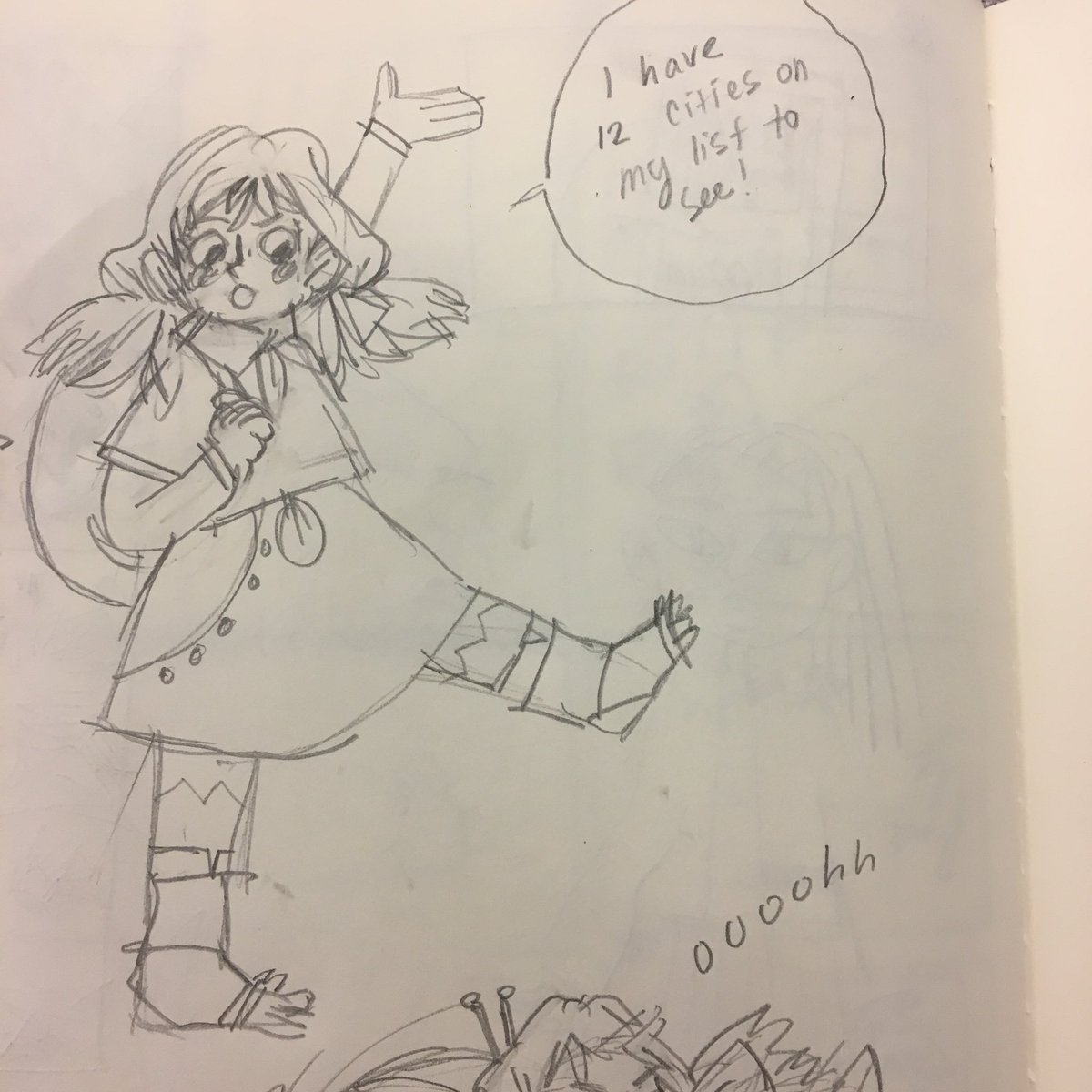 Gonna play dnd!!! Here's the first drawings of my halfling rogue treasure hunter!!! 