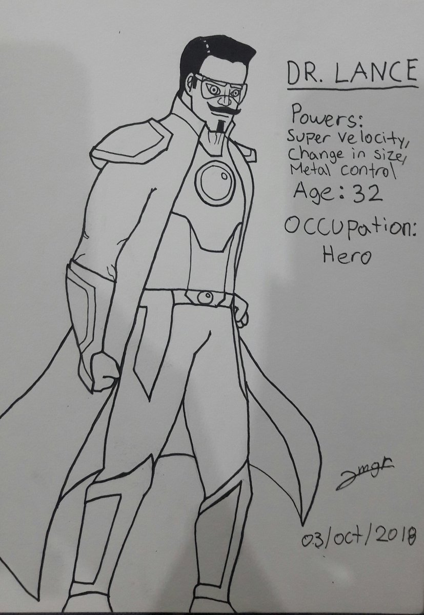 JeseetvLoboX's tweet photo. #inktober2018 #day3 #DrLance #JMGR #Jeseetv #TabletopRPG https://t.co/9InT4yBfKS