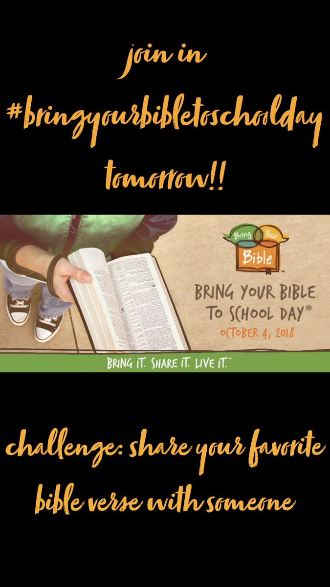 CanadianFCA's tweet photo. #bringyourbibletoschoolday https://t.co/wC6U04rIAw